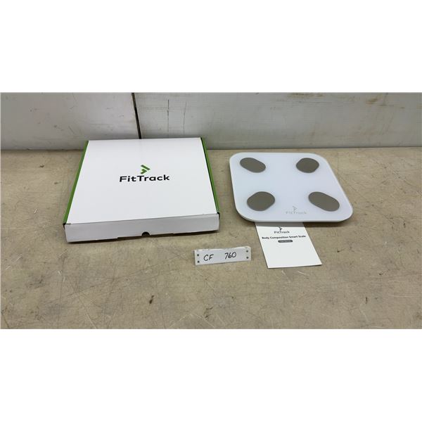FitTrack Body Composition Smart Scale with User Manual and Original Box