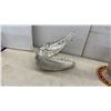 Image 2 : Cast Aluminum Crocodile Head Sculpture, Ndebele Beaded Fertility Doll, Vase and More