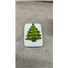 Image 4 : Christmas Camper Trailer Ceramic Cookie Jar with Tree Lid and String Lights