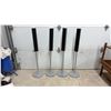 Image 1 : Set of Four Sony SS-SRP2200 Floor-Standing Surround Sound Speakers with Stands