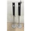 Image 7 : Set of Four Sony SS-SRP2200 Floor-Standing Surround Sound Speakers with Stands