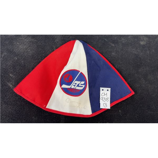 Signed Bobby Hull Winnipeg Jets Beanie Hat