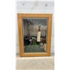 Image 2 : Framed Vintage Shoe Print in Ornate Gold Frame and Framed Industrial Photograph, Largest 24 x 18"
