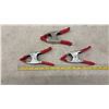 Image 3 : Assorted Spring Clamps, Irwin Quick-Grip Clamp, Swivel Casters, and More