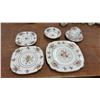 Image 10 : Royal Albert Petit Point Bone China Dinnerware Set, Cups, Shakers, Serving Ware, 99 Pieces