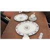 Image 3 : Royal Albert Petit Point Bone China Dinnerware Set, Cups, Shakers, Serving Ware, 99 Pieces
