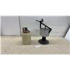 Image 1 : Two-Tone Stoneware Finger Jug (Crack on Side) and Vintage Katzinger Cake Filler / Jelly Press