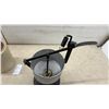 Image 9 : Two-Tone Stoneware Finger Jug (Crack on Side) and Vintage Katzinger Cake Filler / Jelly Press