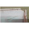 Image 7 : Vintage Adjustable Wooden Shoe Stretchers, Cast Iron Double Hook, and Stihl Sign Has Damage