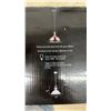 Image 5 : Rosa 1-Light Pendant Light in Bronze and Matte Black with Glass Diffuser, Lot of 2
