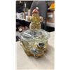 Image 6 : Three Ceramic Herb Spice Jars, Bison S&P, Vase and More