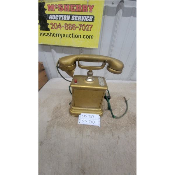 Stromberg-Carlson Magneto Desk Telephone with Handset, Early 1900s