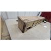 Image 2 : Antique Post Office Box Unit with Five Metal Compartments and Wooden Frame Project