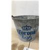 Image 2 : Corona Extra Galvanized Metal Ice Bucket and Red Wing Stoneware Crock