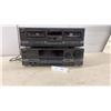 Image 1 : Technics RS-TR313 Stereo Double Cassette Deck and SA-GX505 AV Control Stereo Receiver