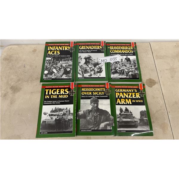 Lot of 6 Stackpole Military Series WW2