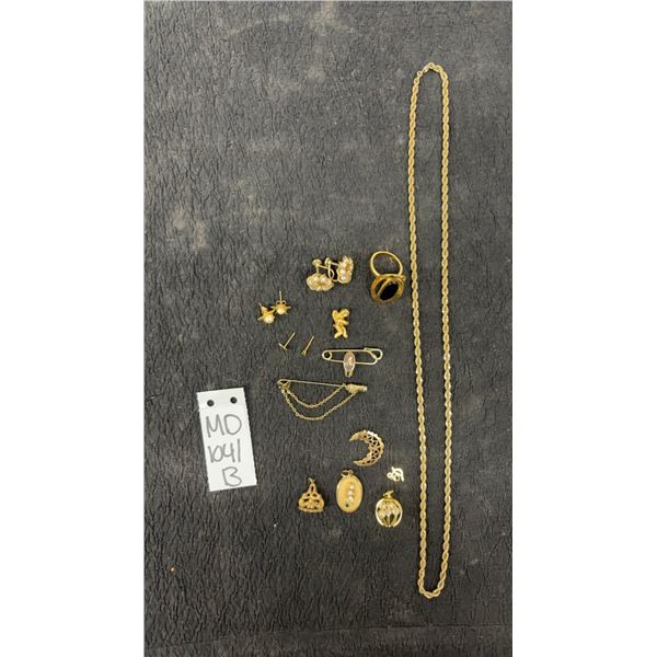 Gold Tone Costume Jewelry