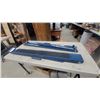 Image 4 : Blue Manual Tile Cutter with Folding Rail and Rubber Pad Base