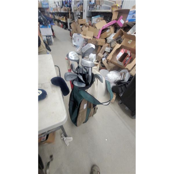 Classic Pro WTS 600 Oversized Golf Club Set with Fazer Irons, Putter, and Golf Bag 13x