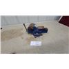 Image 1 : Blue 4" Swivel Base Bench Vise, Ductile Iron Construction