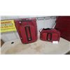 Image 1 : American Tourister Red Two-Piece Soft-Sided Luggage Set with Rolling Upright Suitcase and Bag