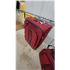 Image 4 : American Tourister Red Two-Piece Soft-Sided Luggage Set with Rolling Upright Suitcase and Bag