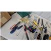 Image 7 : Assorted Hand Tools: Craftsman Screwdrivers, Adjustable Wrenches, Pliers, and More