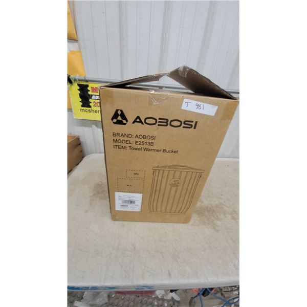 Aobosi Model E2513B Towel Warmer Bucket, 120V, 450W