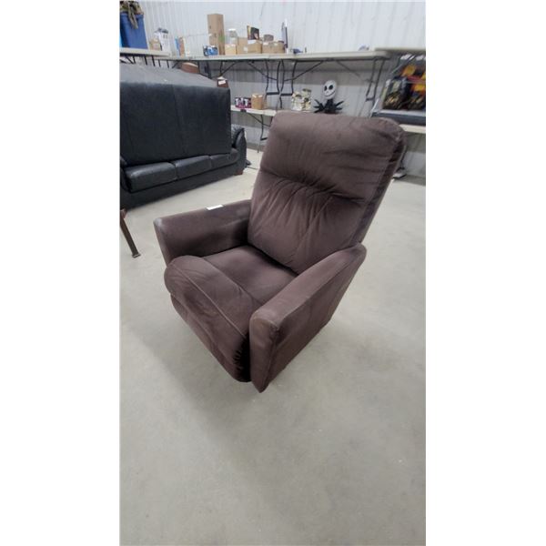 La-Z-Boy Brown Microfiber Recliner/Rocker Chair