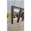 Image 2 : Set of Three Ornate Multi-Toned Decorative Framed Wall Mirrors 13 x 29" Each