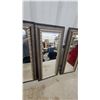 Image 3 : Set of Three Ornate Multi-Toned Decorative Framed Wall Mirrors 13 x 29" Each