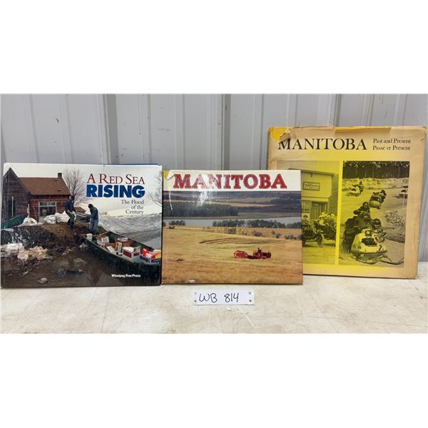 3 Vintage Manitoba Illustrated & Photo Books