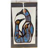 Image 1 : Professionally Framed "Bird Family" Indigenous Artwork by Norval Morrisseau, 31 x 21"
