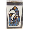 Image 3 : Professionally Framed "Bird Family" Indigenous Artwork by Norval Morrisseau, 31 x 21"