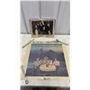 Image 1 : Vintage Framed Autographed Promo Photo 14 1/8 x 11 1/8" and Poster of Canadian Rock Band Prism