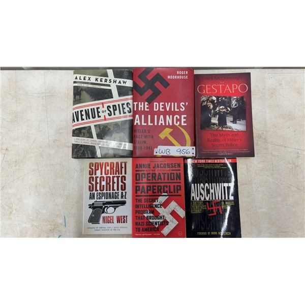 6 World War 2 Hitler Books Lot