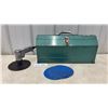Image 1 : MAC 6" High Speed Rotary Pistol Grip Sander Model NO AS515 with 5 Peel Sanding Pads and Tool Box