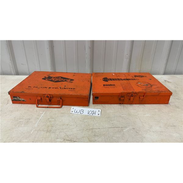 Papco Machine Screws and Nut Assortments with Two Metal Storage Cases