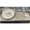 Image 2 : Quiche Lorraine Ceramic Recipe Pie Dish, Glass Pyrex Pie Plate, and Assorted Baking Pans and More