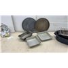 Image 7 : Quiche Lorraine Ceramic Recipe Pie Dish, Glass Pyrex Pie Plate, and Assorted Baking Pans and More