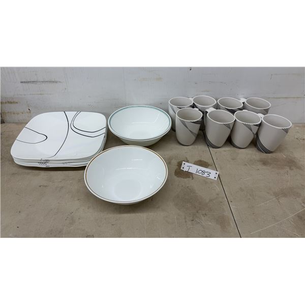 19 Piece Lot of Corelle Dishes