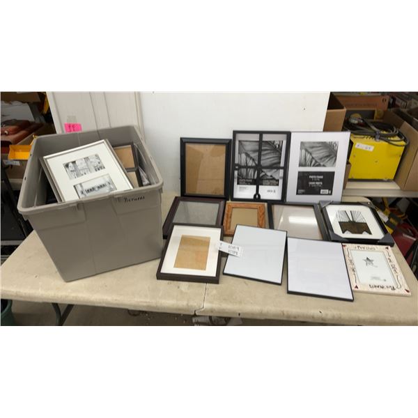 Tote Full Of Picture Frame, Various Sizes