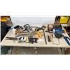 Image 1 : Assorted Hand Saws, Tape Measure, Craftsman Angle Grinder and More