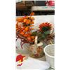 Image 2 : Plant Stands, Candles, Faux Flowers In Ceramic Pot and More