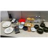 Image 1 : Pyrex, Soup Bowls with Saucers, Canisters, Grinders and More