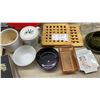 Image 4 : Pyrex, Soup Bowls with Saucers, Canisters, Grinders and More