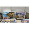 Image 2 : Collection of 1000-Piece Jigsaw Puzzles, Eurographics, Ravensburger, White Mountain, and More.