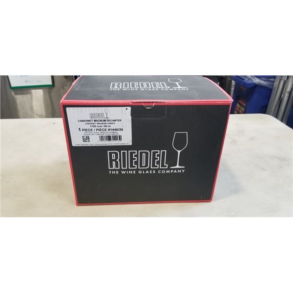 NEW RIEDEL CABERNET MAGNUM DECANTER CARAFE, 60 OZ, CRYSTAL