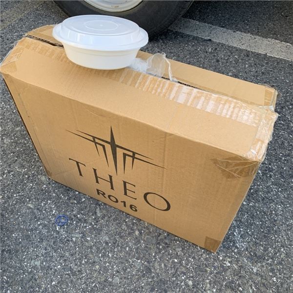 CASE OF NEW THEO RO16 CONTAINERS WITH LIDS 150 SETS