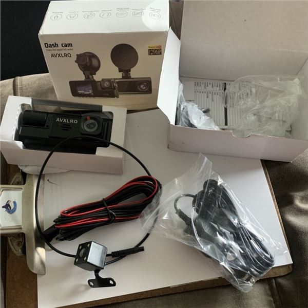 NEW 3 CHANNEL DASHCAM 1296P 170 DEGREE ANGLE RECORDING REAR VIEW CAMERA